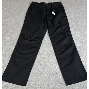 LAPG Tactical Cargo Pants Mens 34x32 Black Police Core Ripstop Double Knee